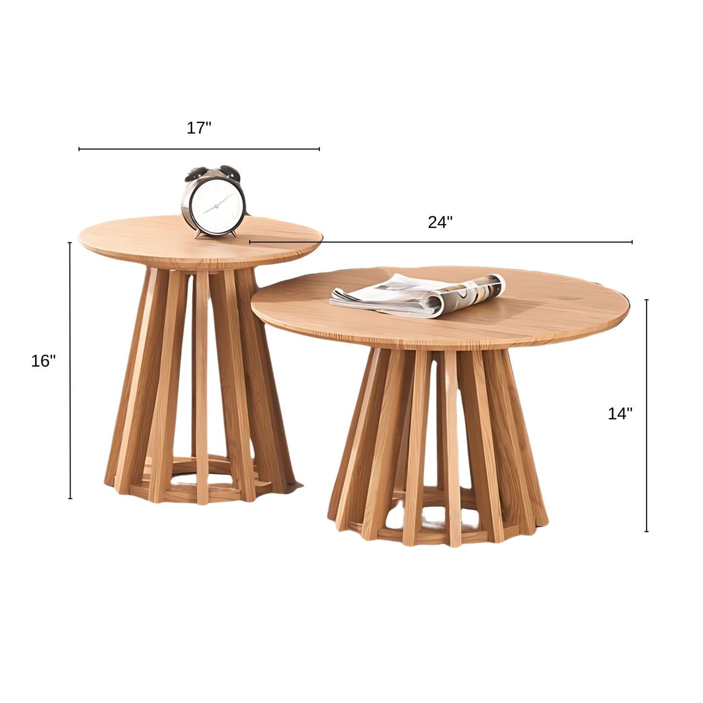 Andre Nesting Table Set, Set of 2