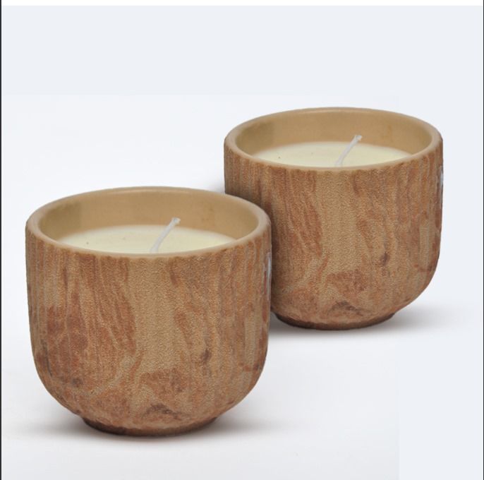 CECA269 TERRA COTTA CANDLES UNSCENTED