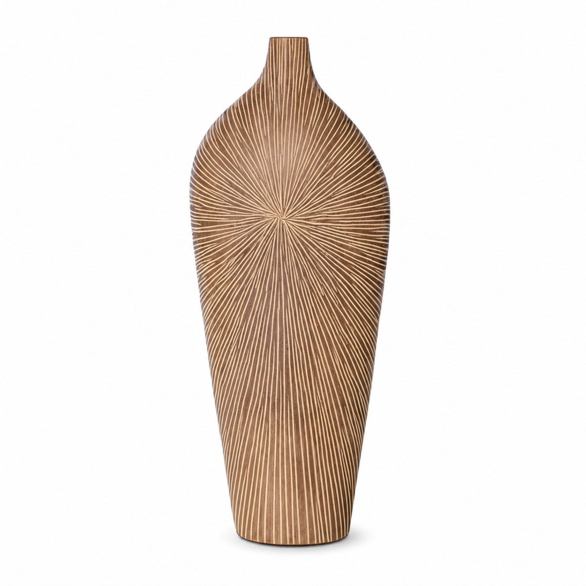 PLR204 TAN POLYRESIN VASES