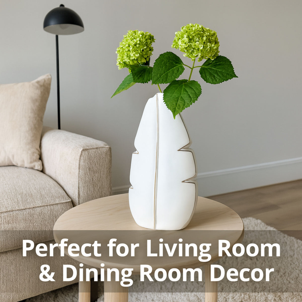 PLR209 WHITE POLYRESIN VASES