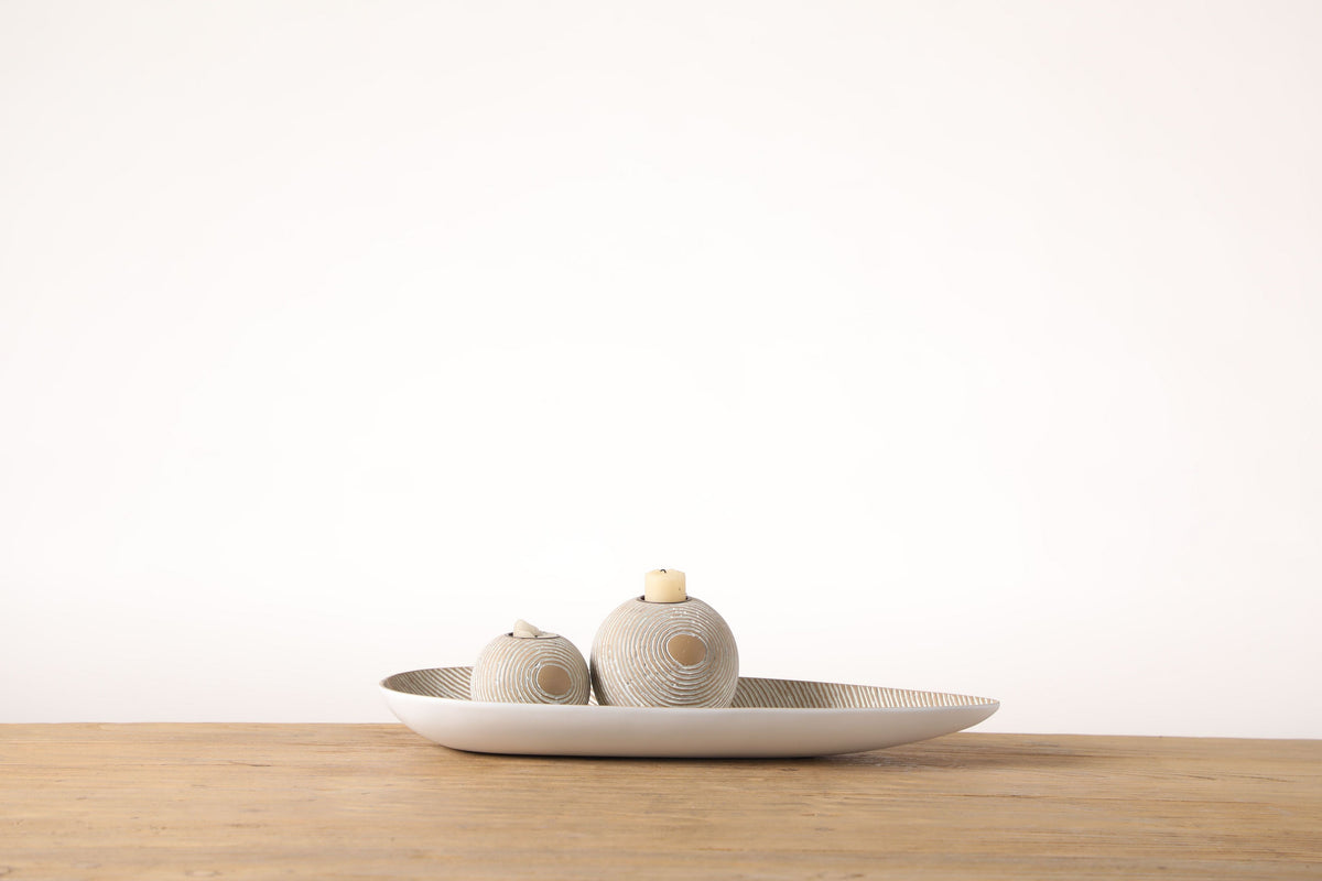 PLR212 TAN POLYRESIN VASES