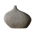 Stria Bloom Grey Polyresin Vase