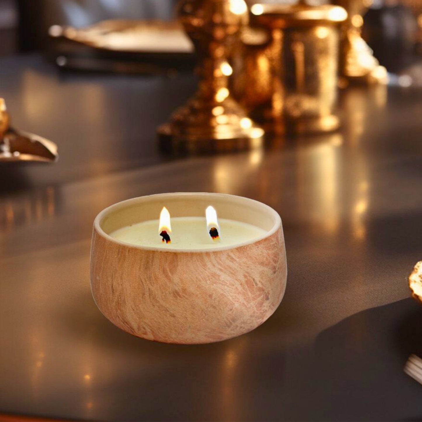 CECA270 TERRA COTTA CANDLES UNSCENTED