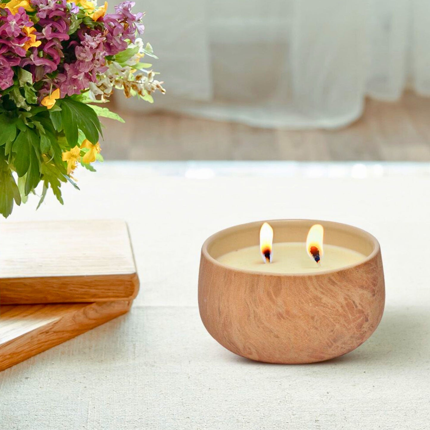 CECA270 TERRA COTTA CANDLES UNSCENTED