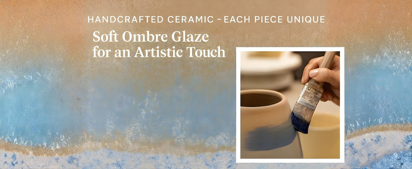CAVA282 OMBRE CERAMIC VASES HOME DECOR DEALS