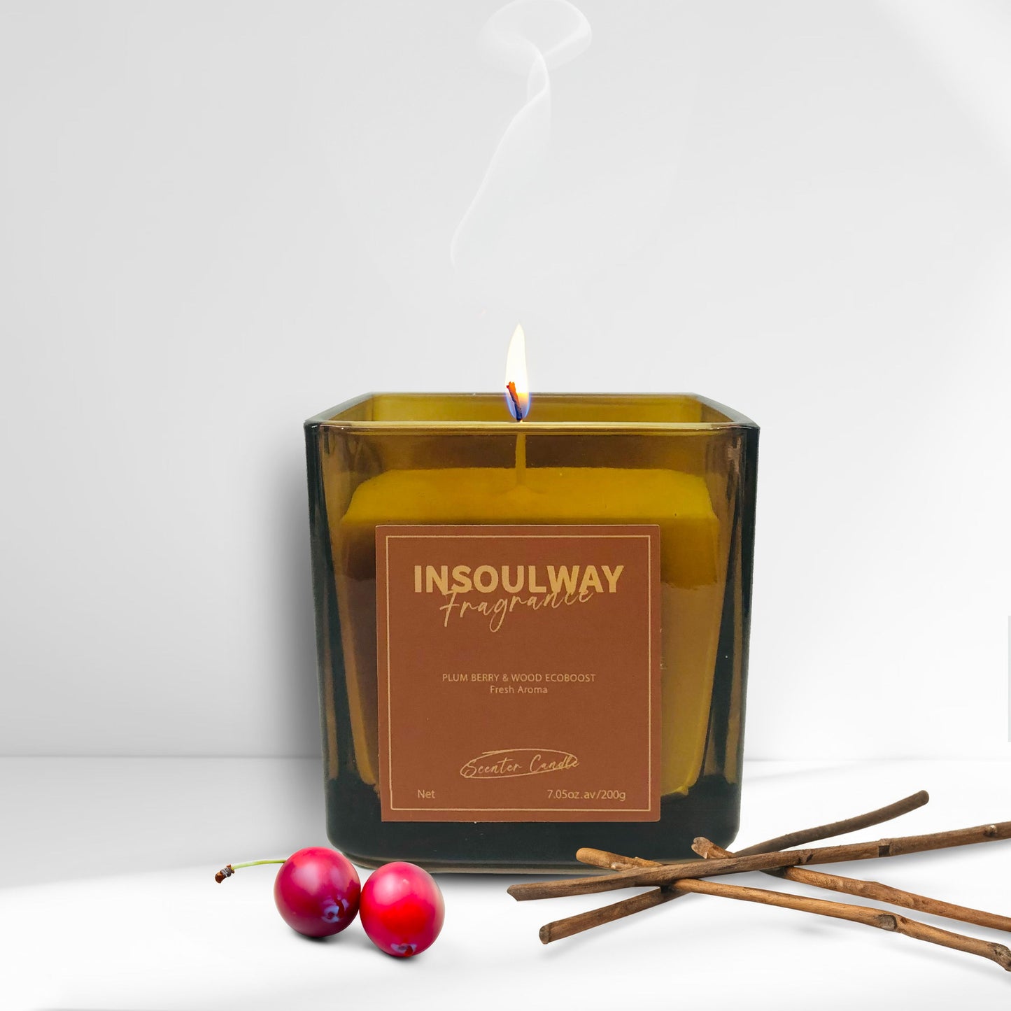 GCA435 PLUM BERRY CANDLES SCENTED