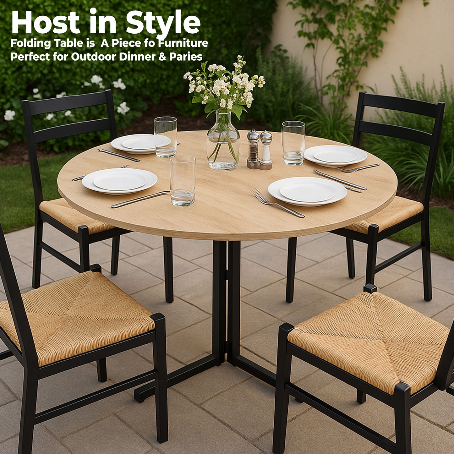 TB425TB NATURAL DINING TABLE