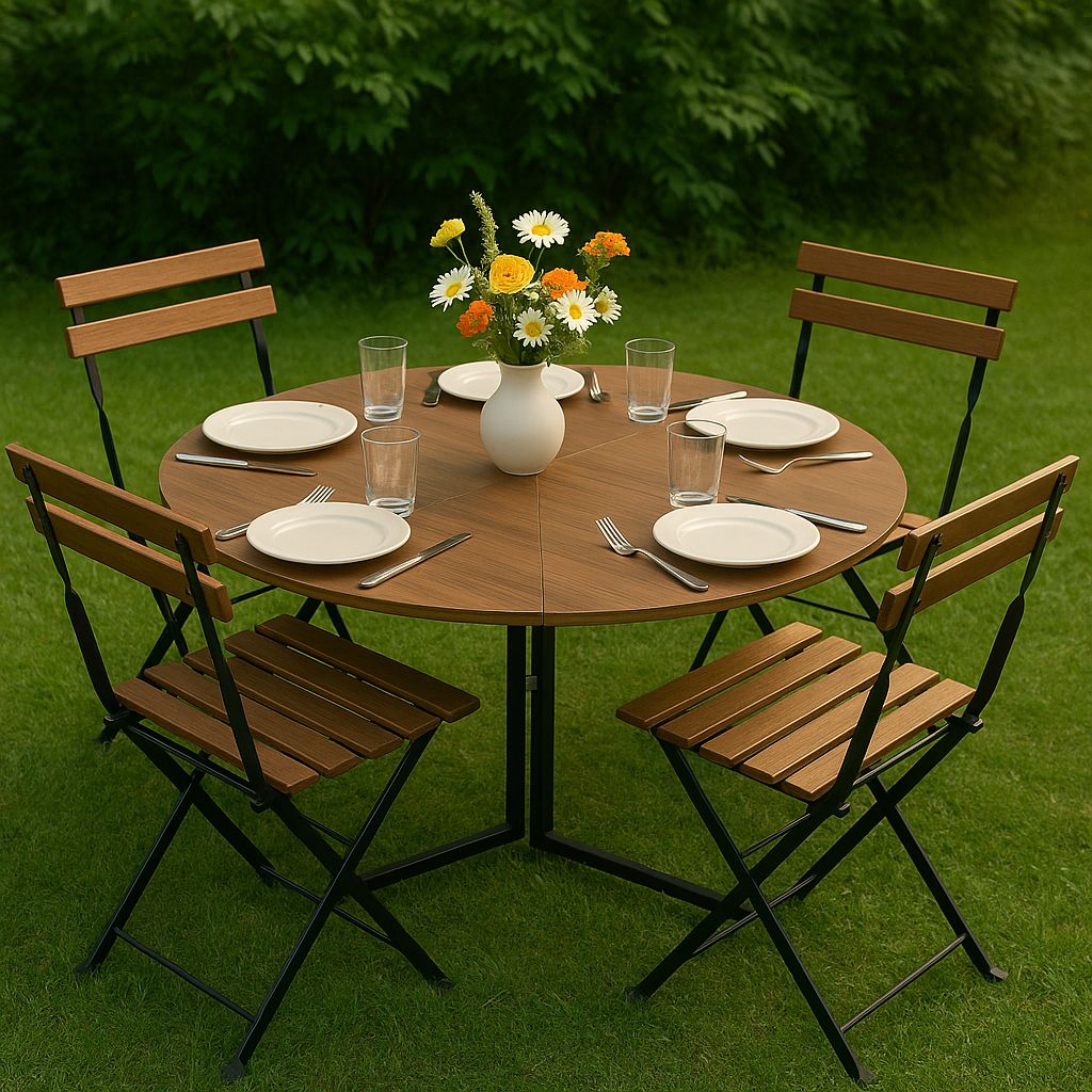 TB427BG WALNUT DINING TABLE