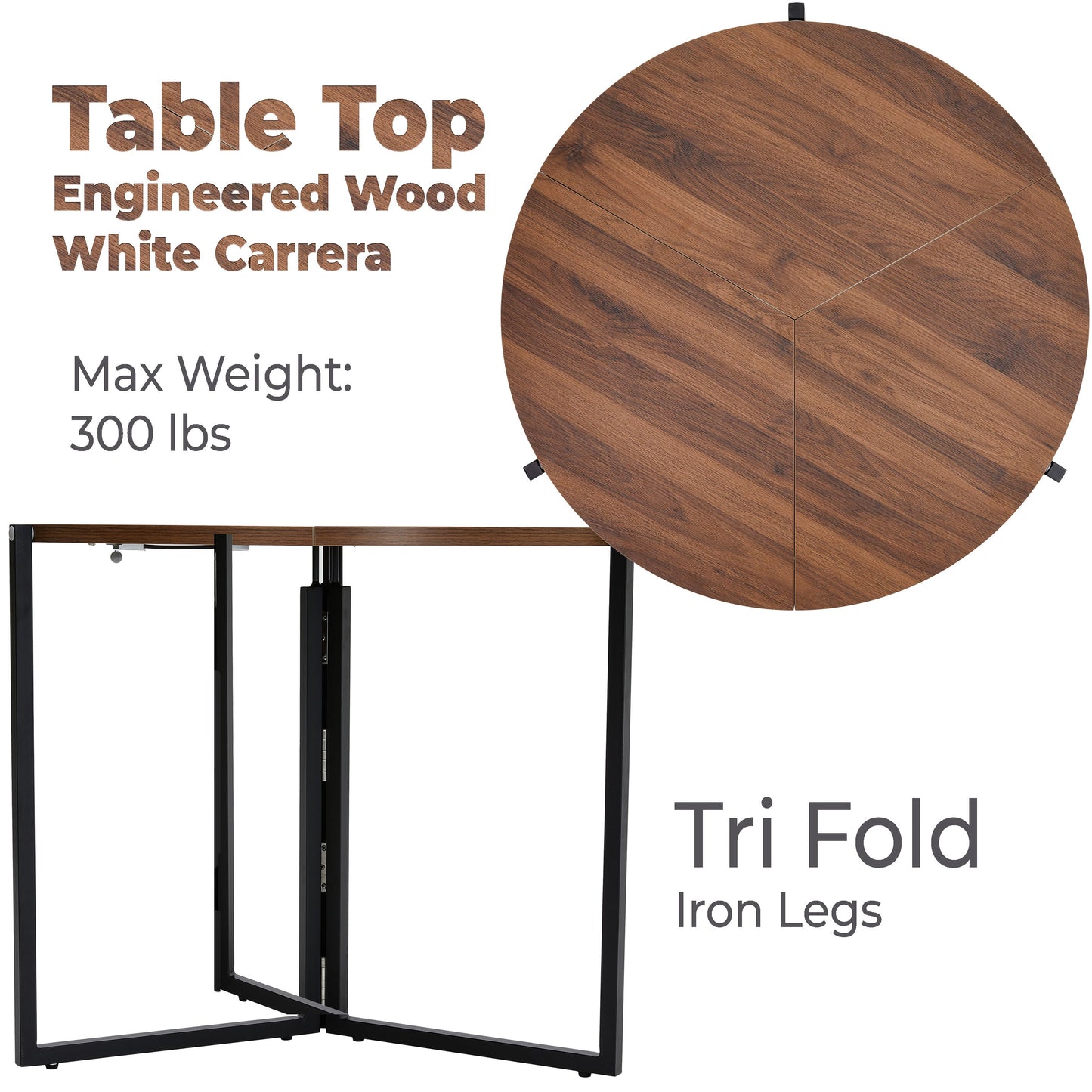 TB427BG WALNUT DINING TABLE