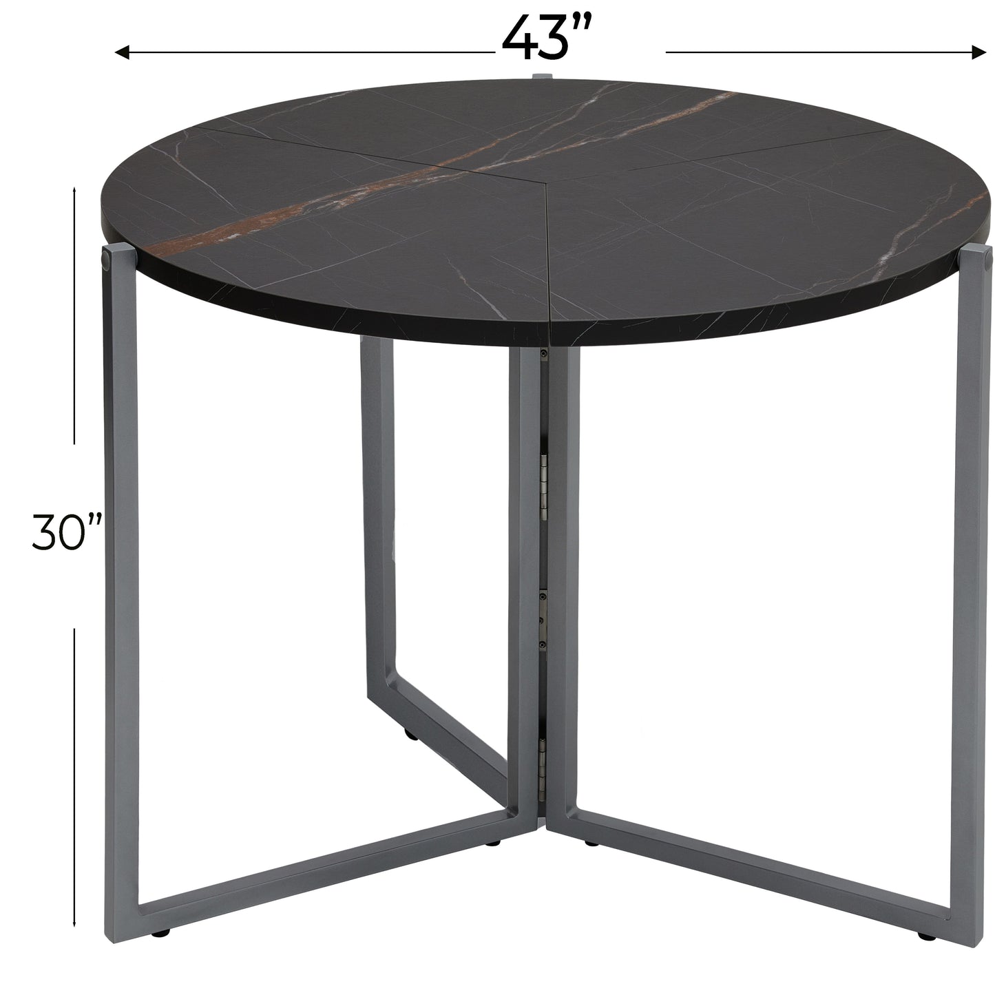 TB428BG BLACK CARRERA DINING TABLE