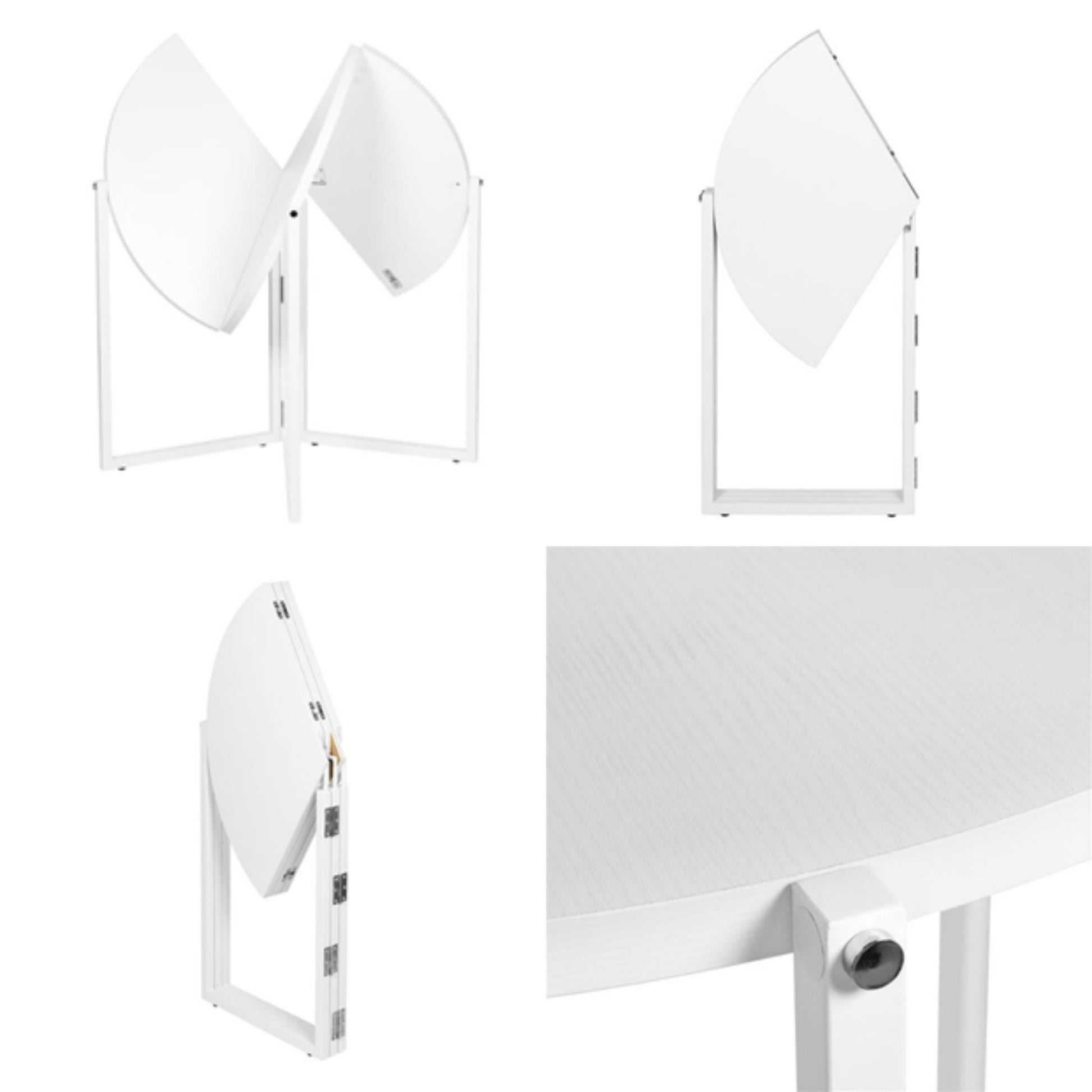 TB432M WHITE CARRERA DINING TABLE