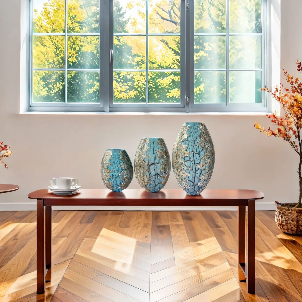 Set of 3 Vases-Handblown | Aria Home - Luxury Simplified