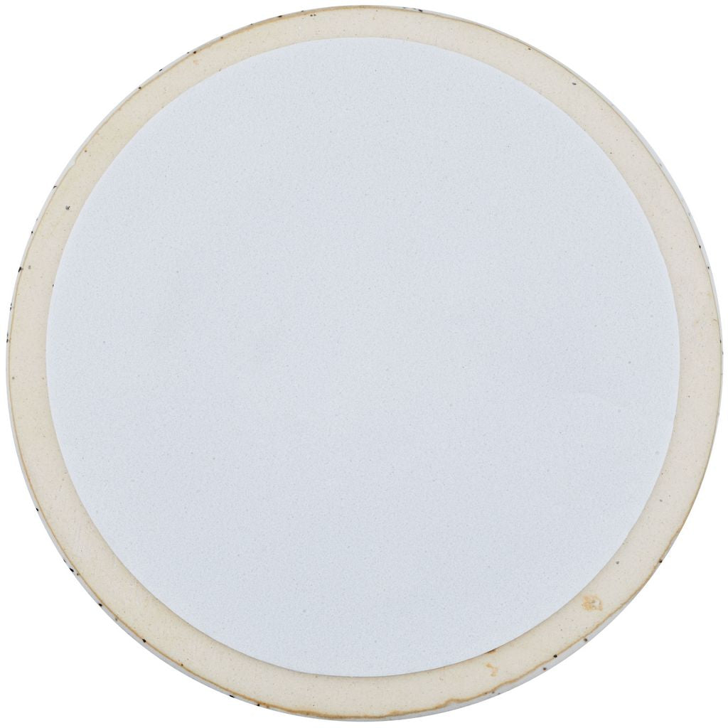 CECA364 GLAZED WHITE CANDLE HOLDERS