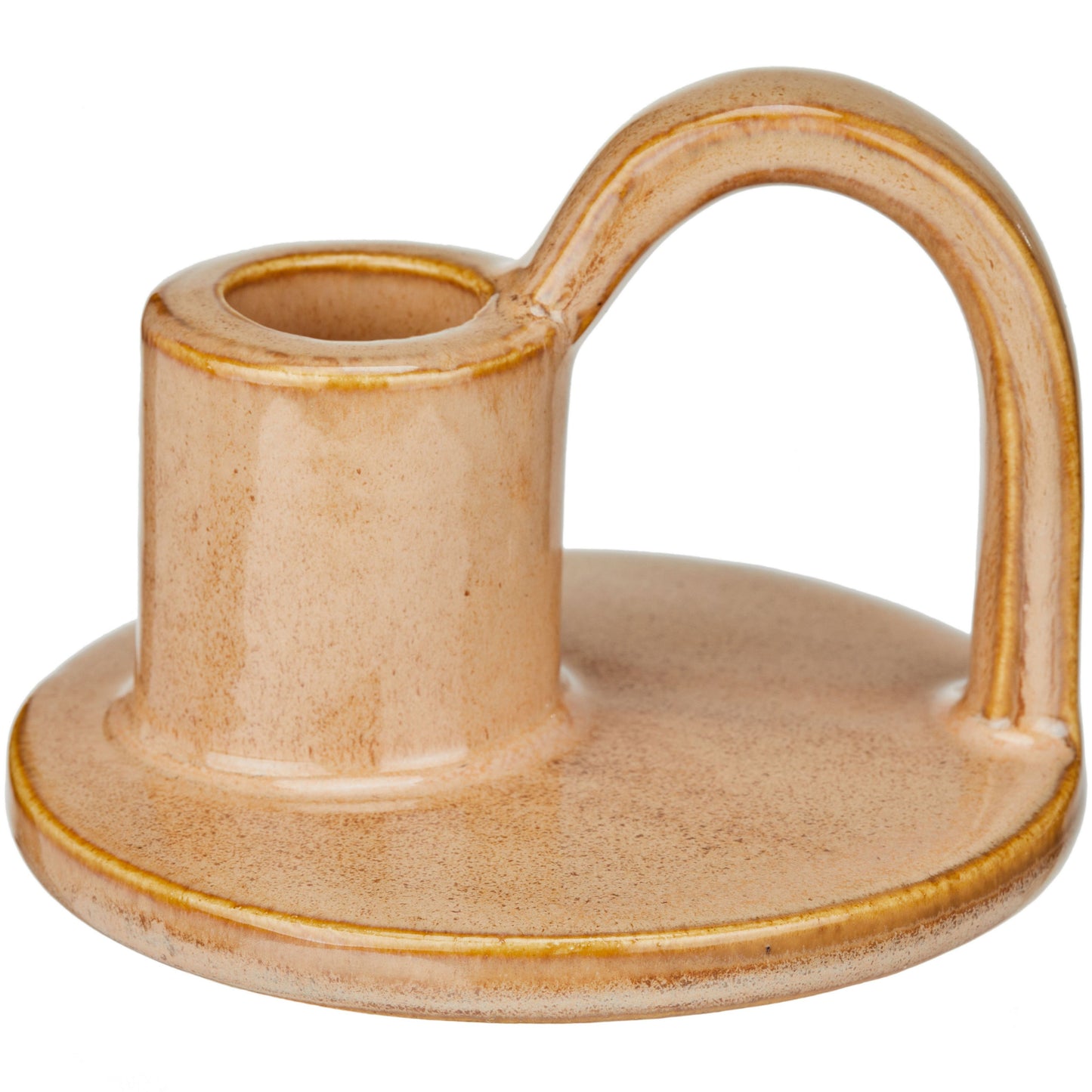 CECA364 TAN CANDLE HOLDERS