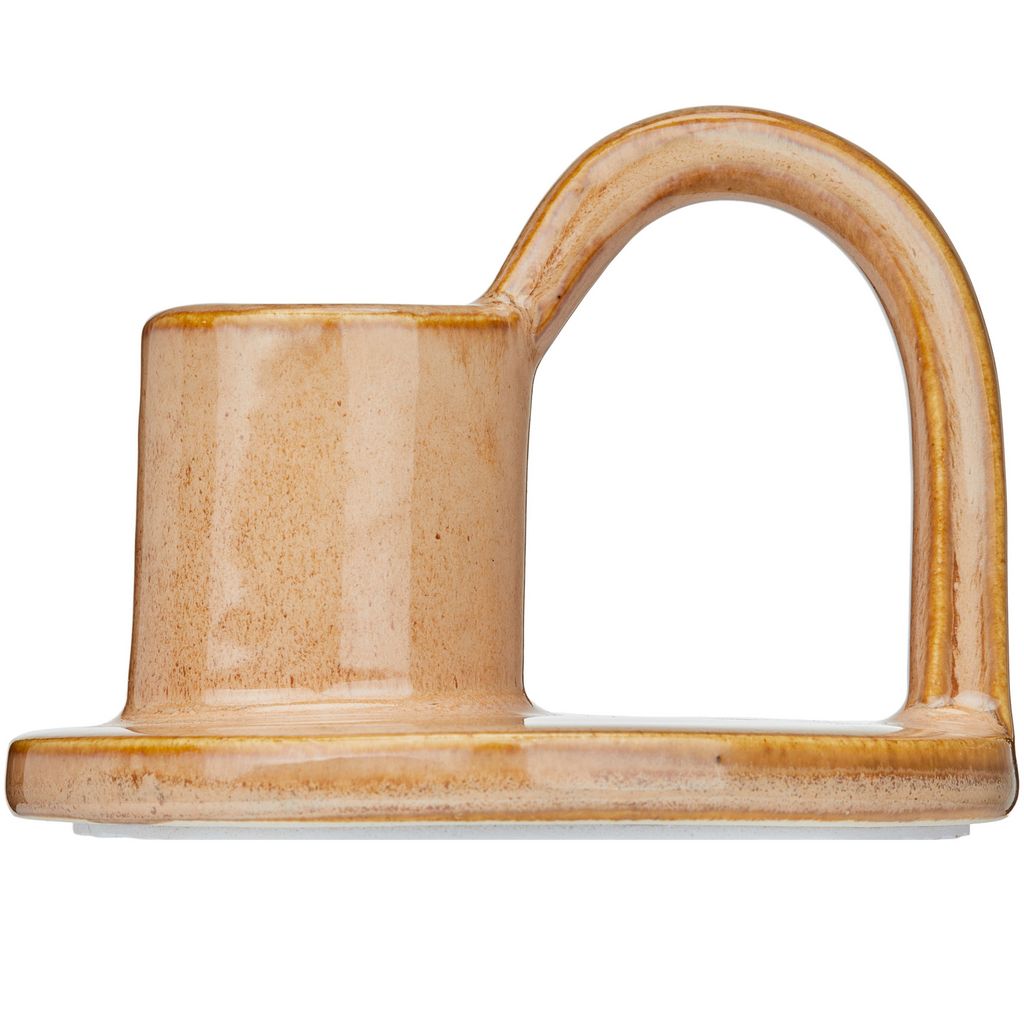 CECA364 TAN CANDLE HOLDERS