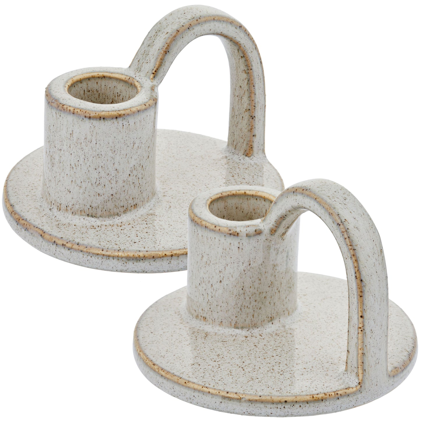CECA364 VANILLA CANDLE HOLDERS