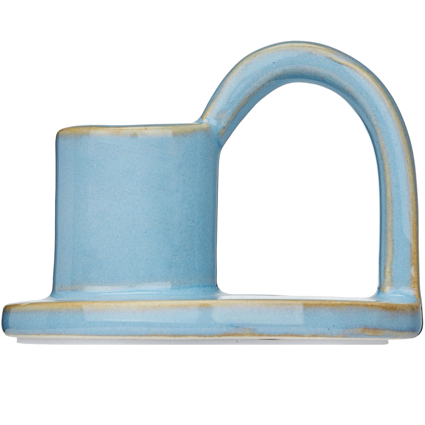 CECA364 LIGHT BLUE CANDLE HOLDERS