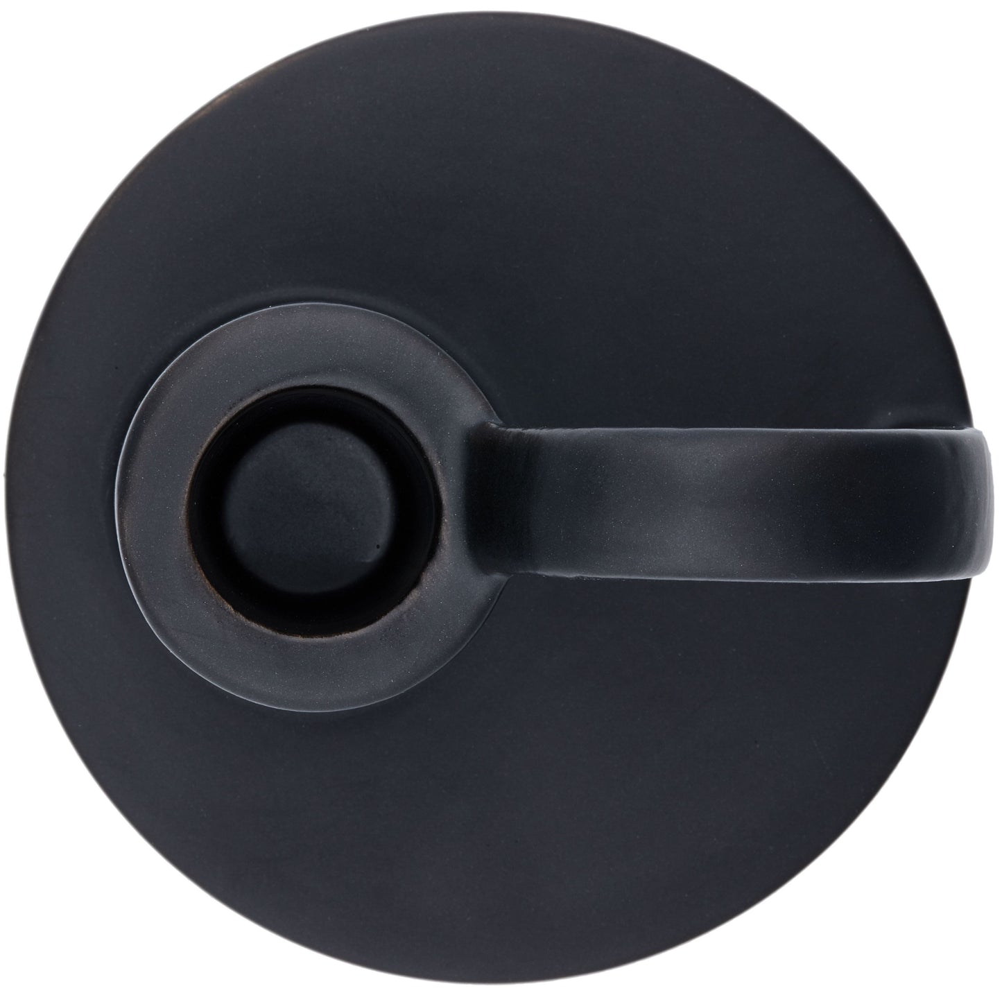 CECA364 MATT BLACK CANDLE HOLDERS