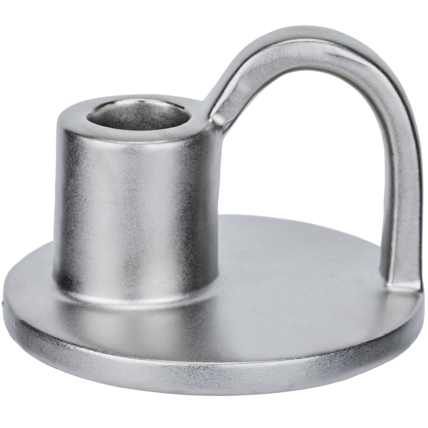 CECA364 MATT TITANIUM CANDLE HOLDERS