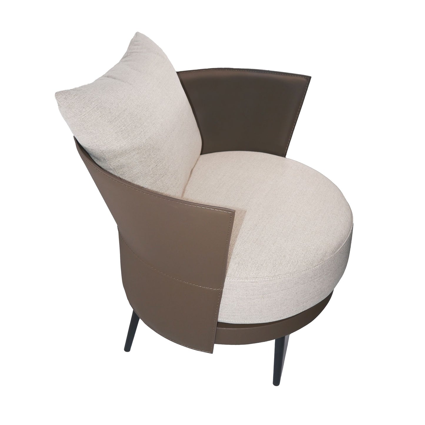 CH458 CHOCOLATE ARM CHAIR
