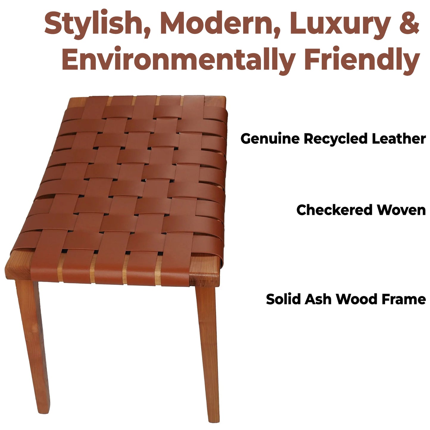 ST463 COGNAC STOOL