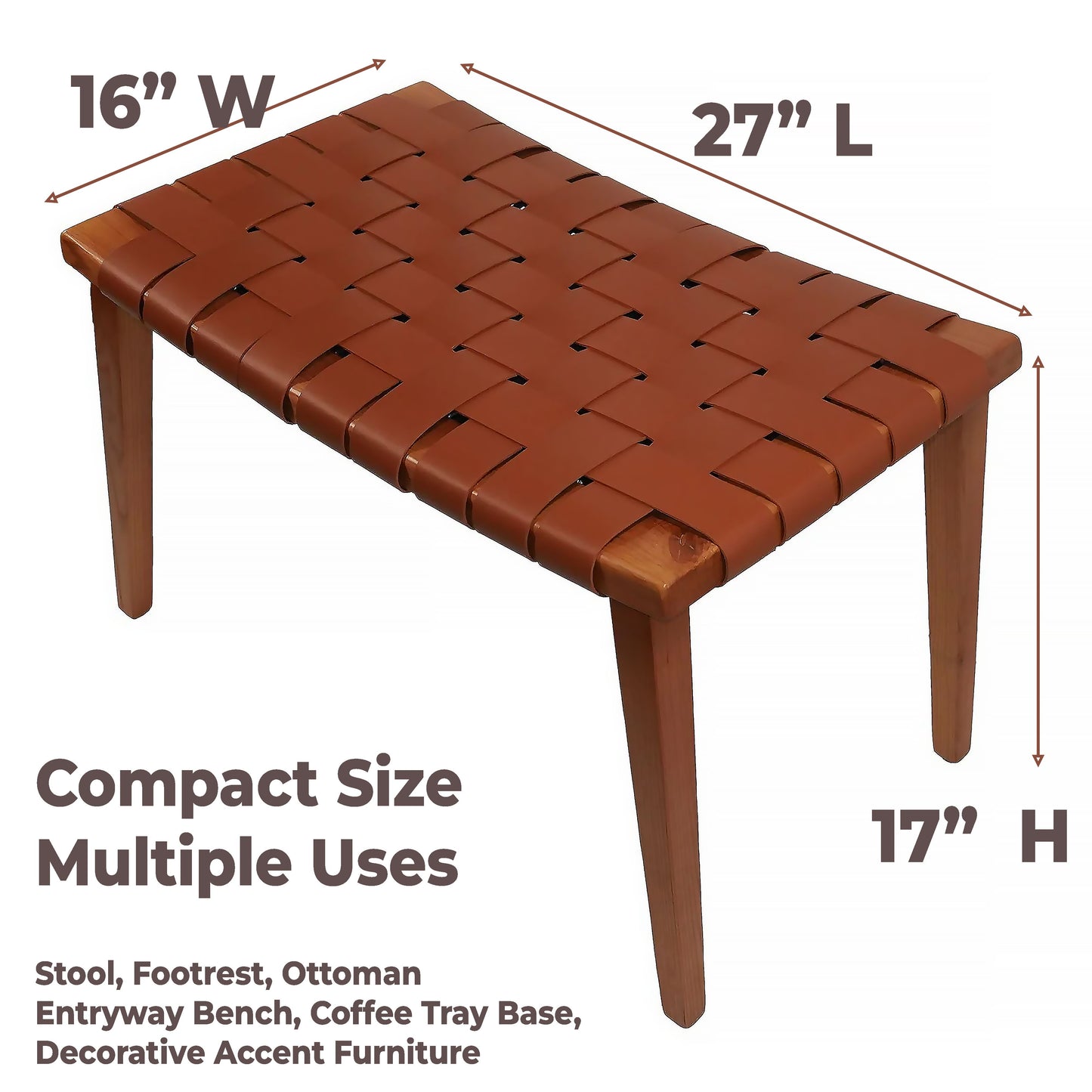 ST463 COGNAC STOOL
