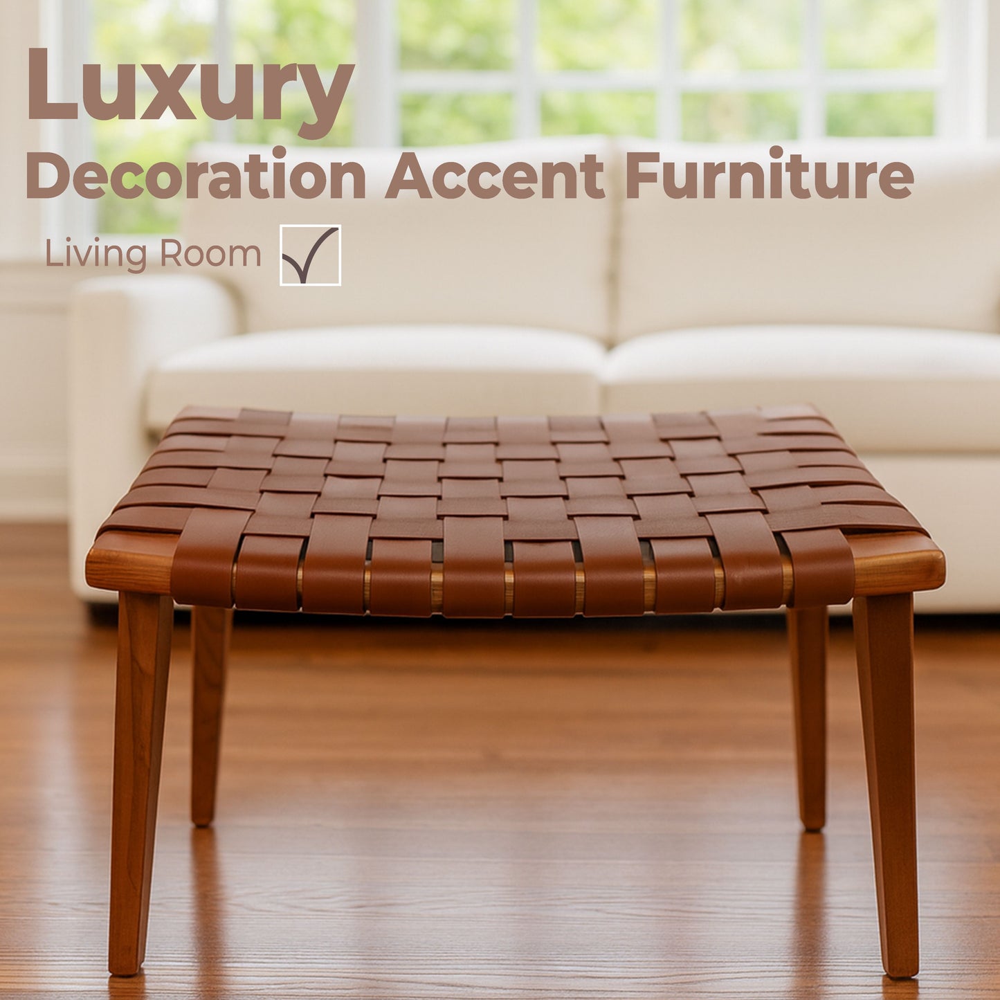 ST463 COGNAC STOOL