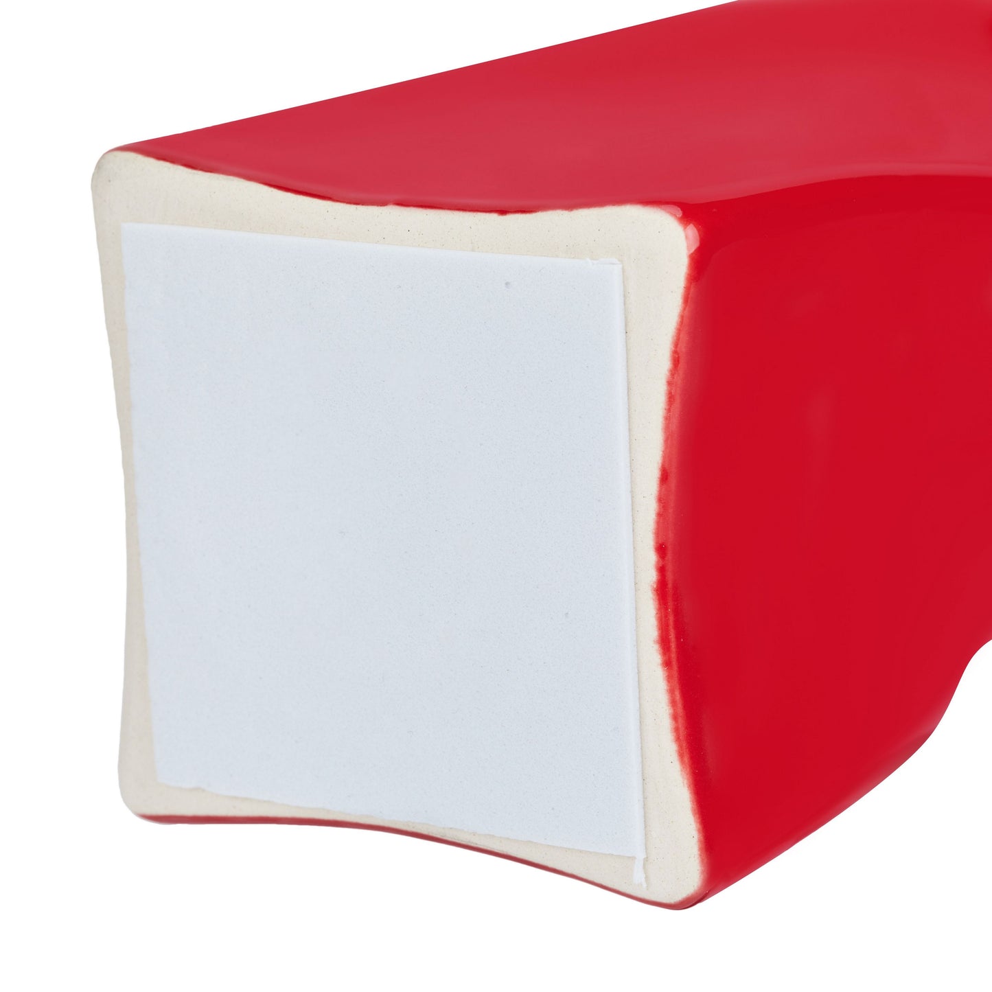 CECA371 RED CANDLE HOLDERS