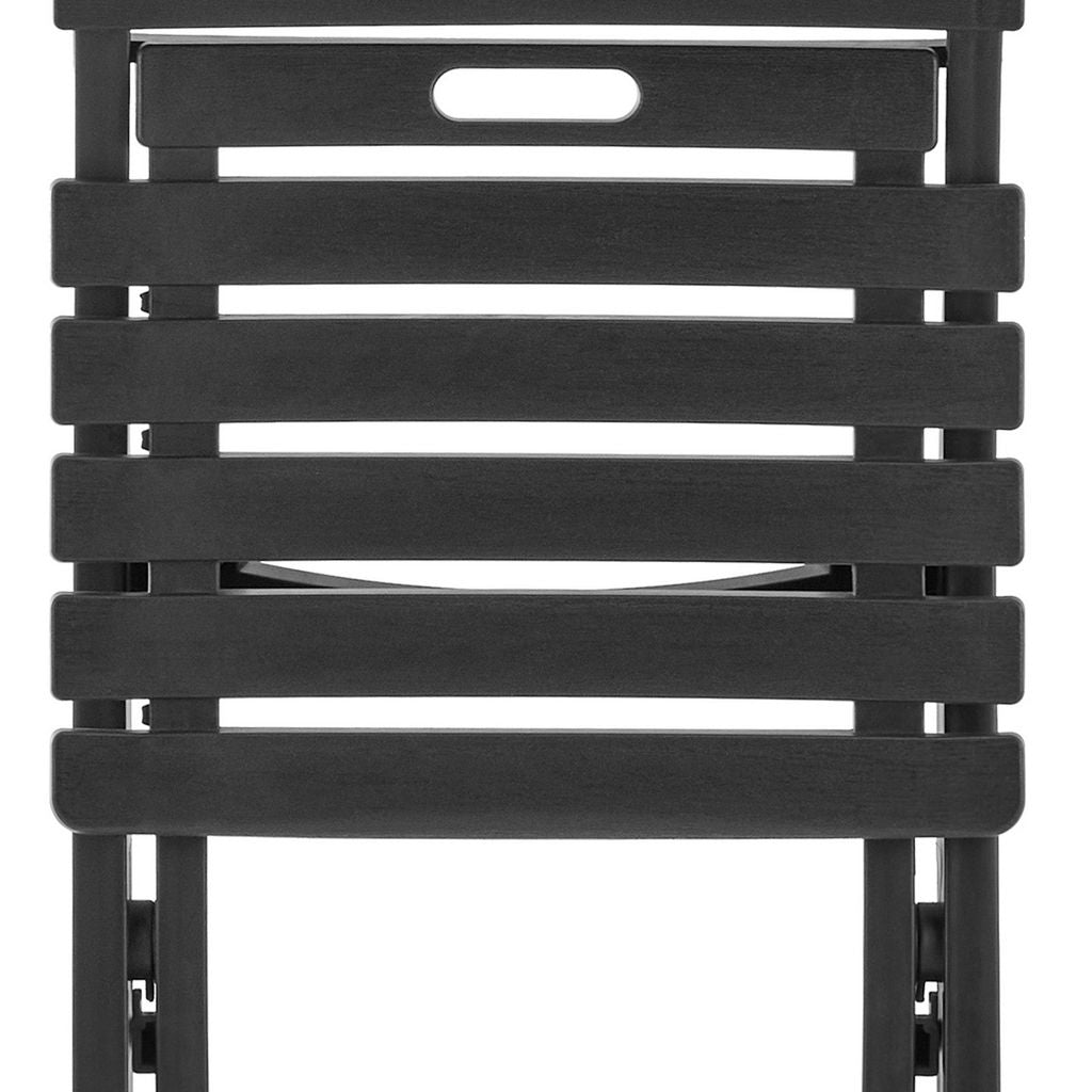 CH423-2 BLACK FOLDING CHAIRS PATIO