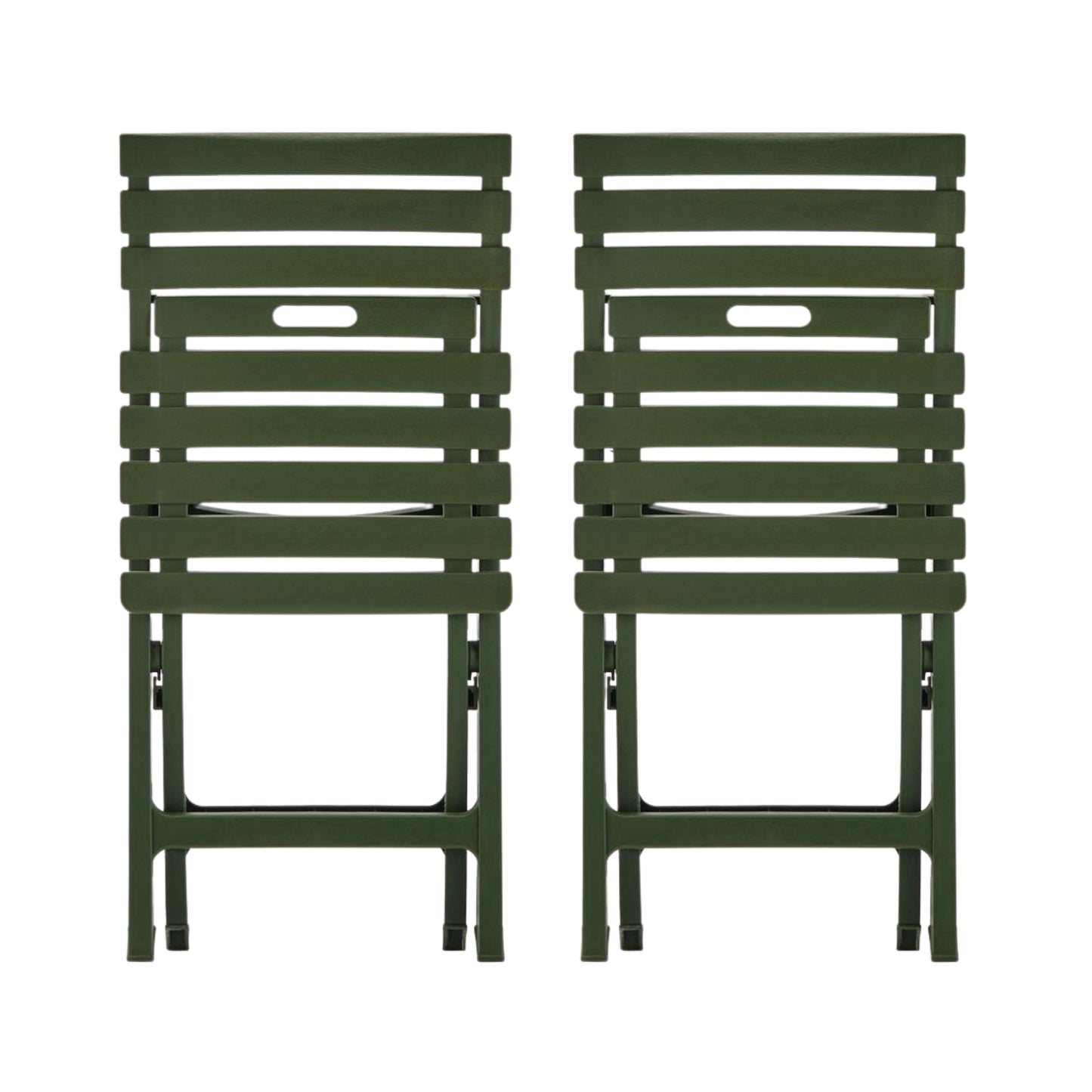 CH423-2 AVOCADO GREEN FOLDING CHAIRS PATIO