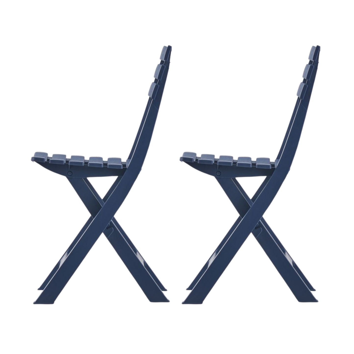 CH423-2 INDIGO BLUE FOLDING CHAIRS PATIO