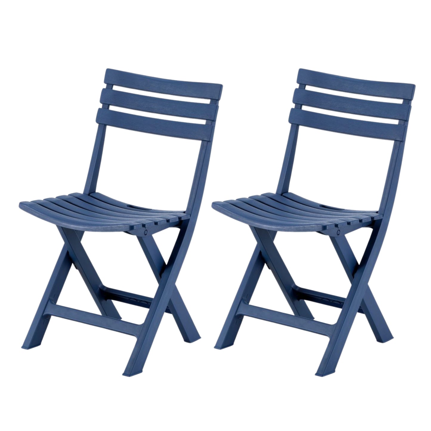 CH423-2 INDIGO BLUE FOLDING CHAIRS PATIO