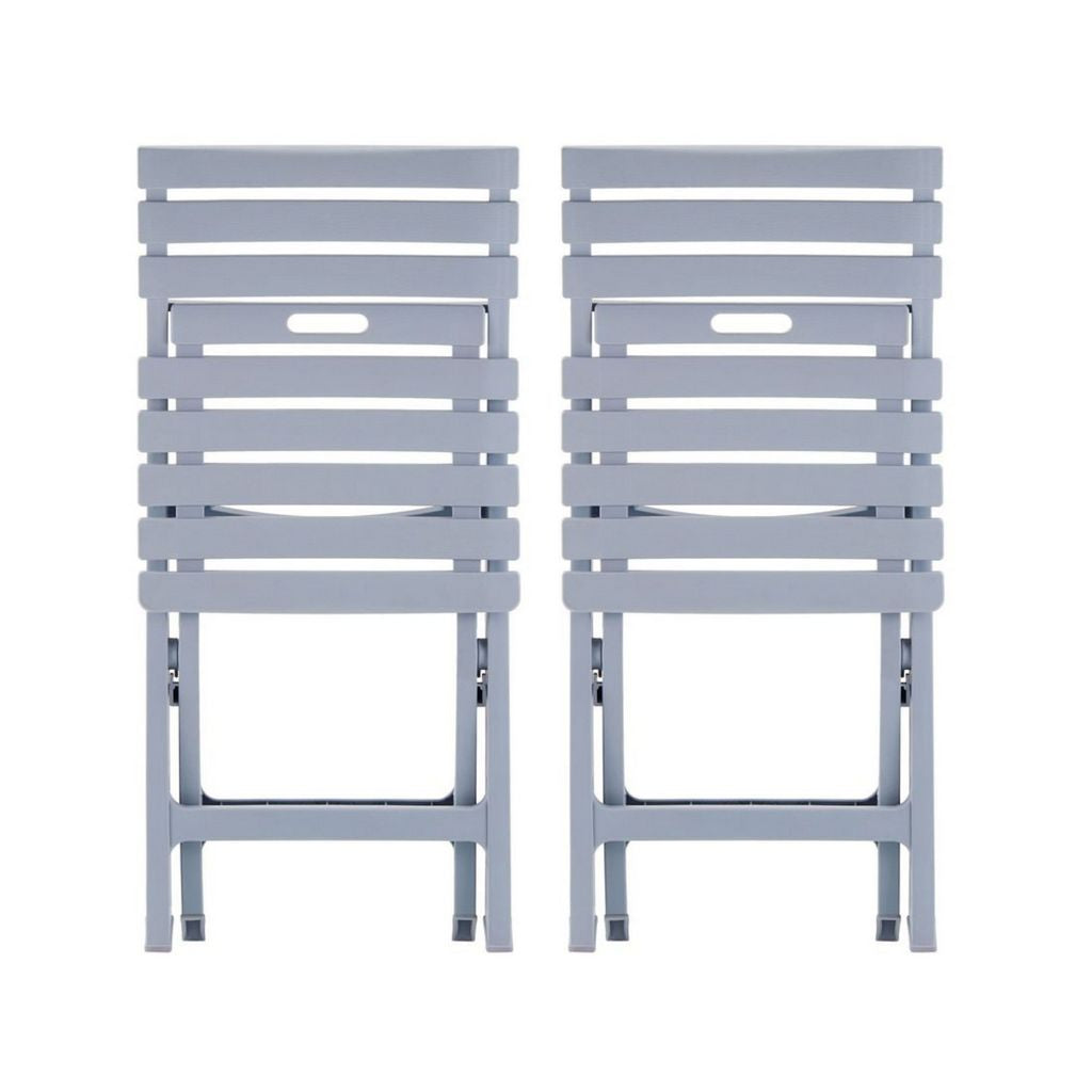 CH423-2 LIGHT GRAY FOLDING CHAIRS