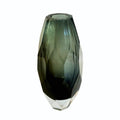 Cut Glass Vase - Modern Luxury - Modern Home Accent - Home Decor - Fancy - Elegant - Bold