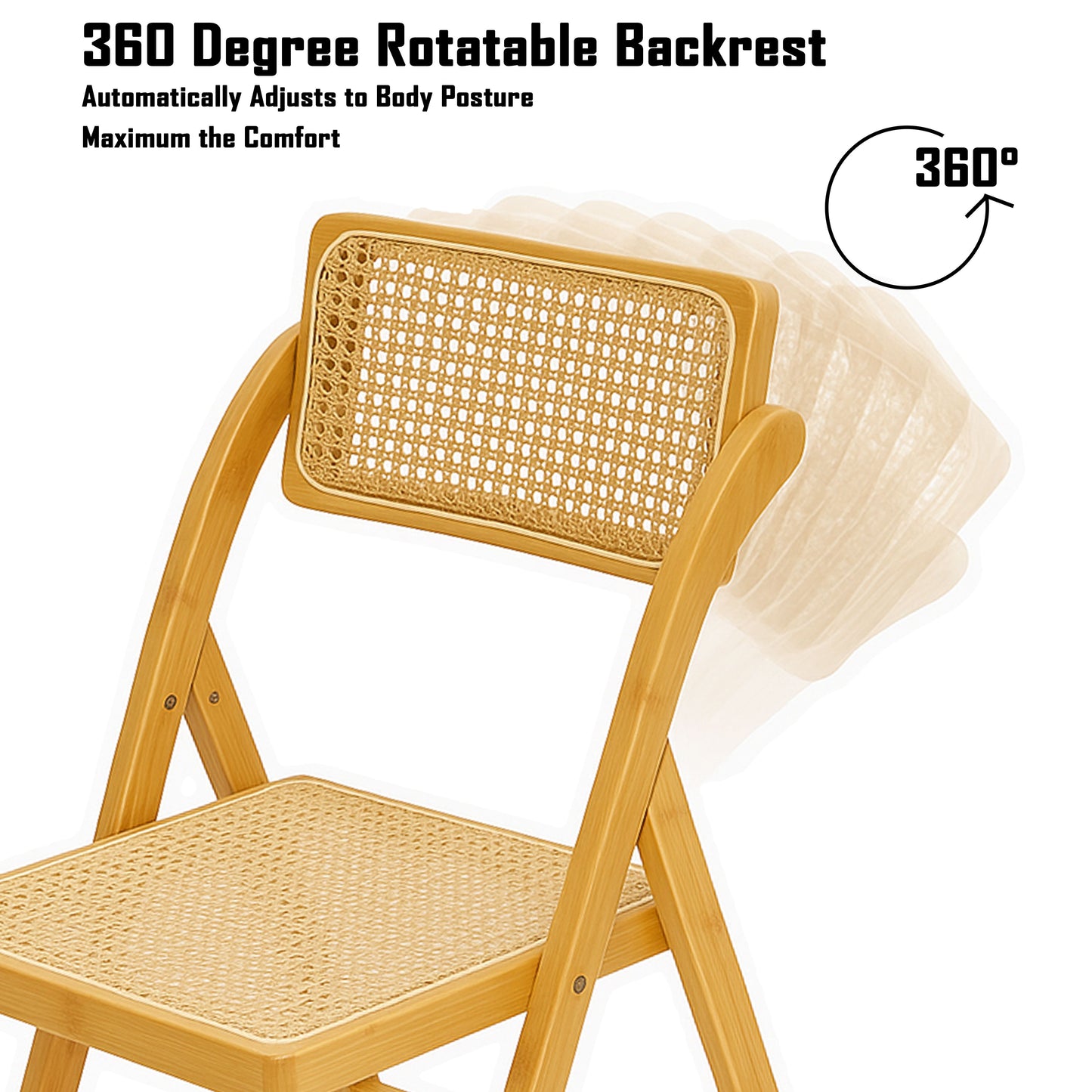 CH470 NATURAL FOLDING CHAIR