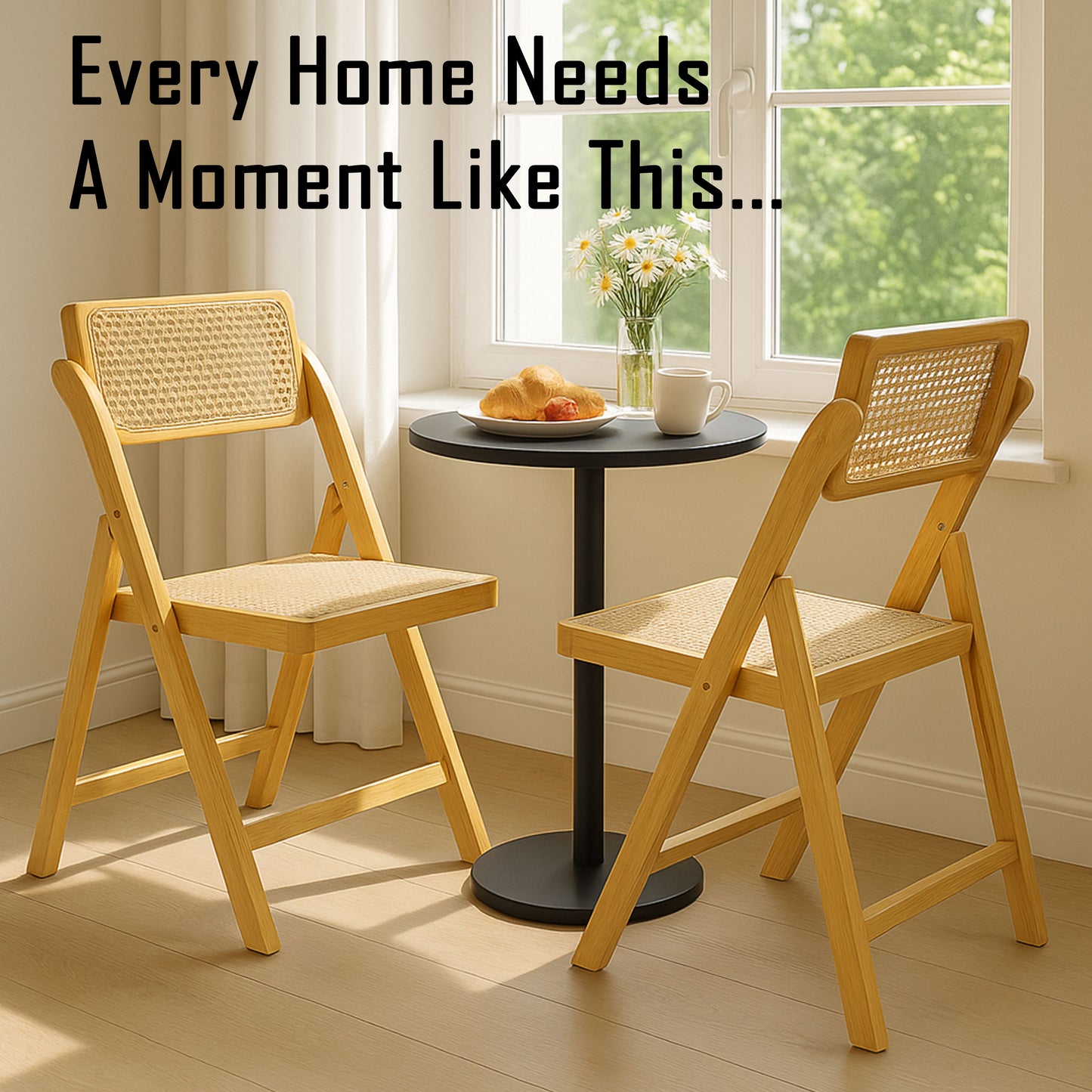 CH470 NATURAL FOLDING CHAIR