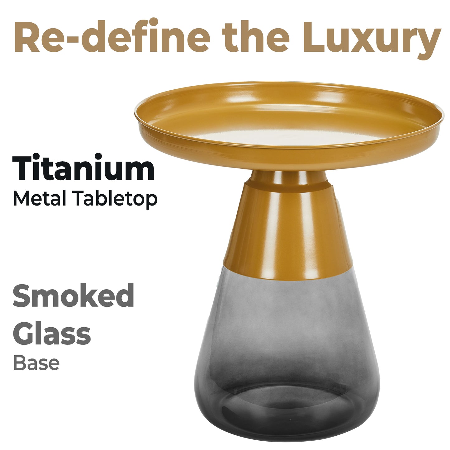 TB471 MATGLDGRY BASE NESTING TABLE