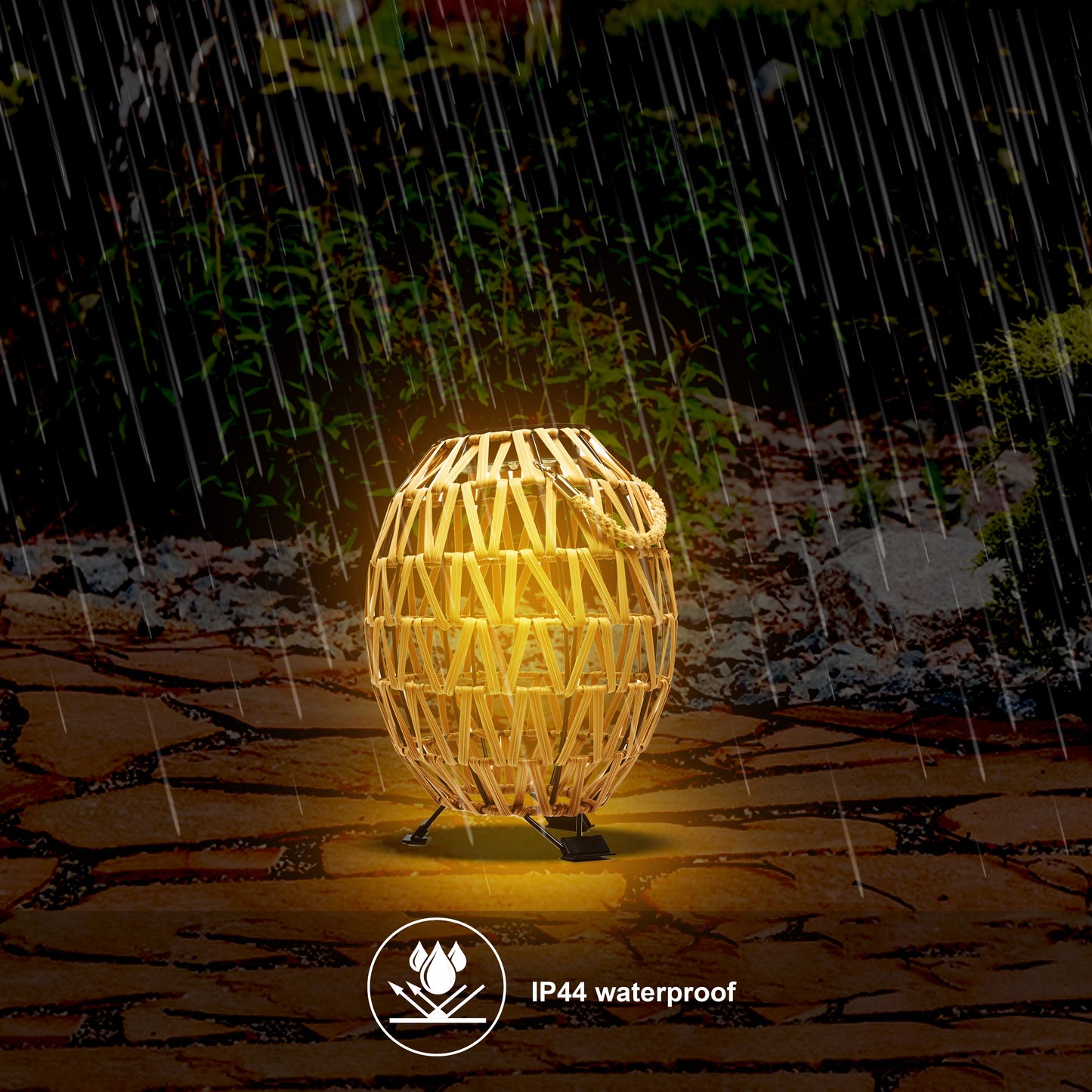 L476 LIGHT BROWN LANTERNS