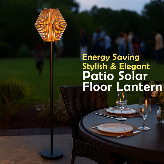 L477 BROWN FLOOR LAMPS LANTERNS