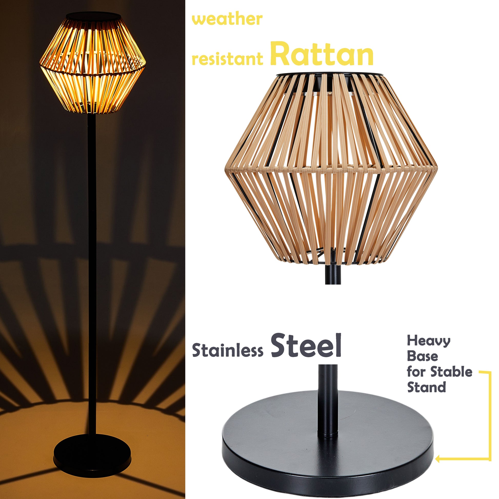 L477 BROWN FLOOR LAMPS LANTERNS