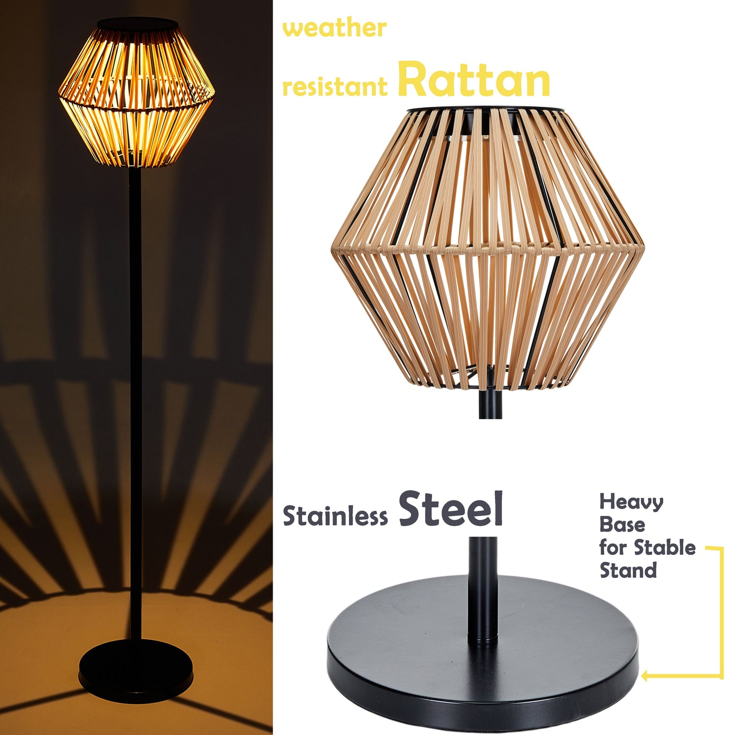 L477 BROWN FLOOR LAMPS LANTERNS