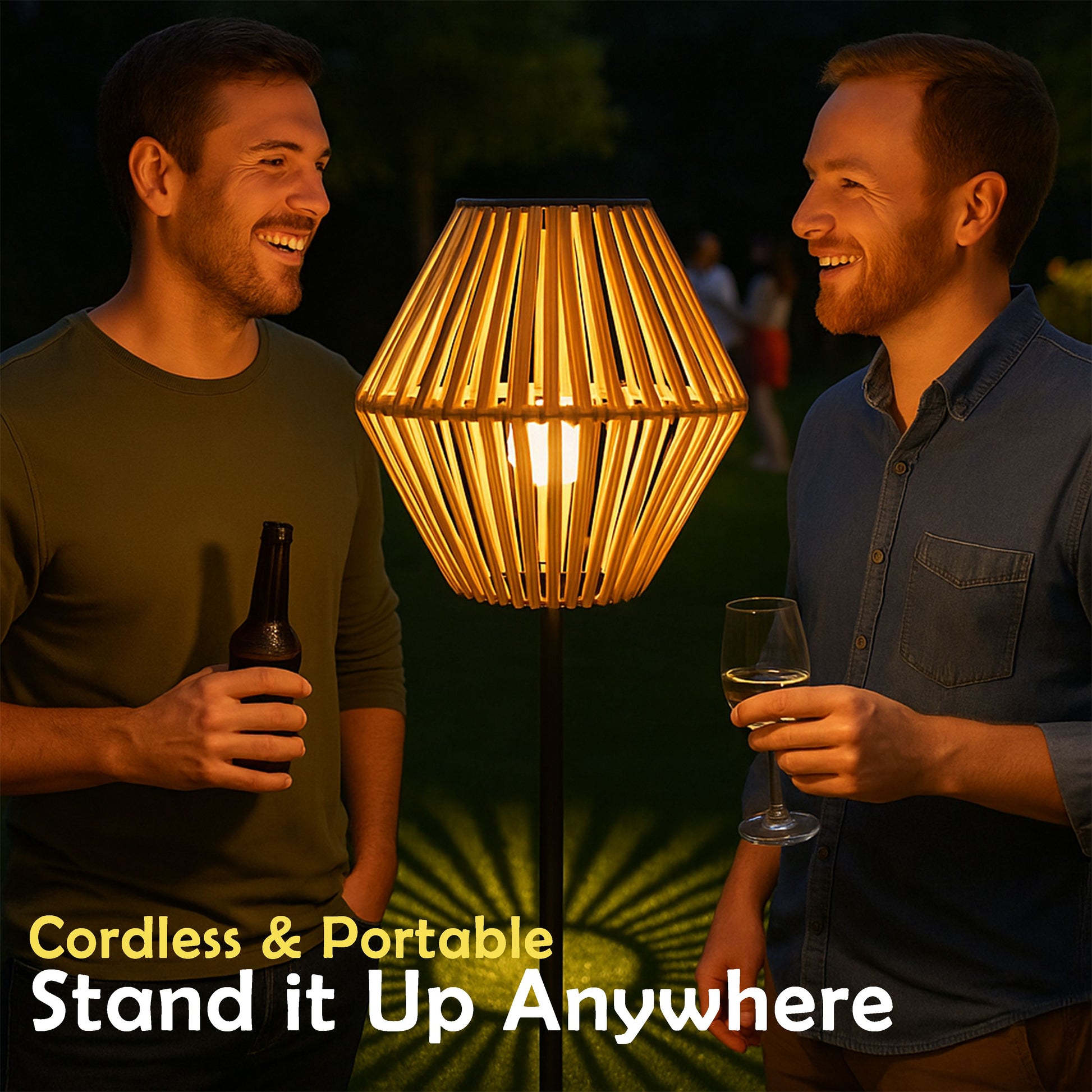 L477 BROWN FLOOR LAMPS LANTERNS