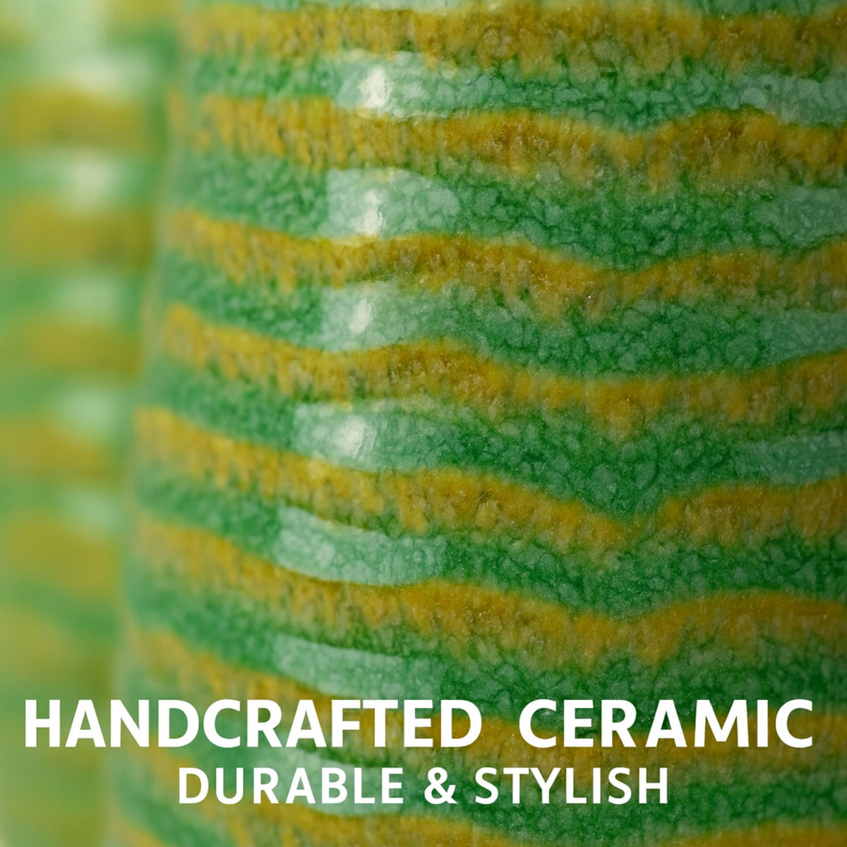 CEVA329 GREEN CERAMIC VASES HOME DECOR DEALS