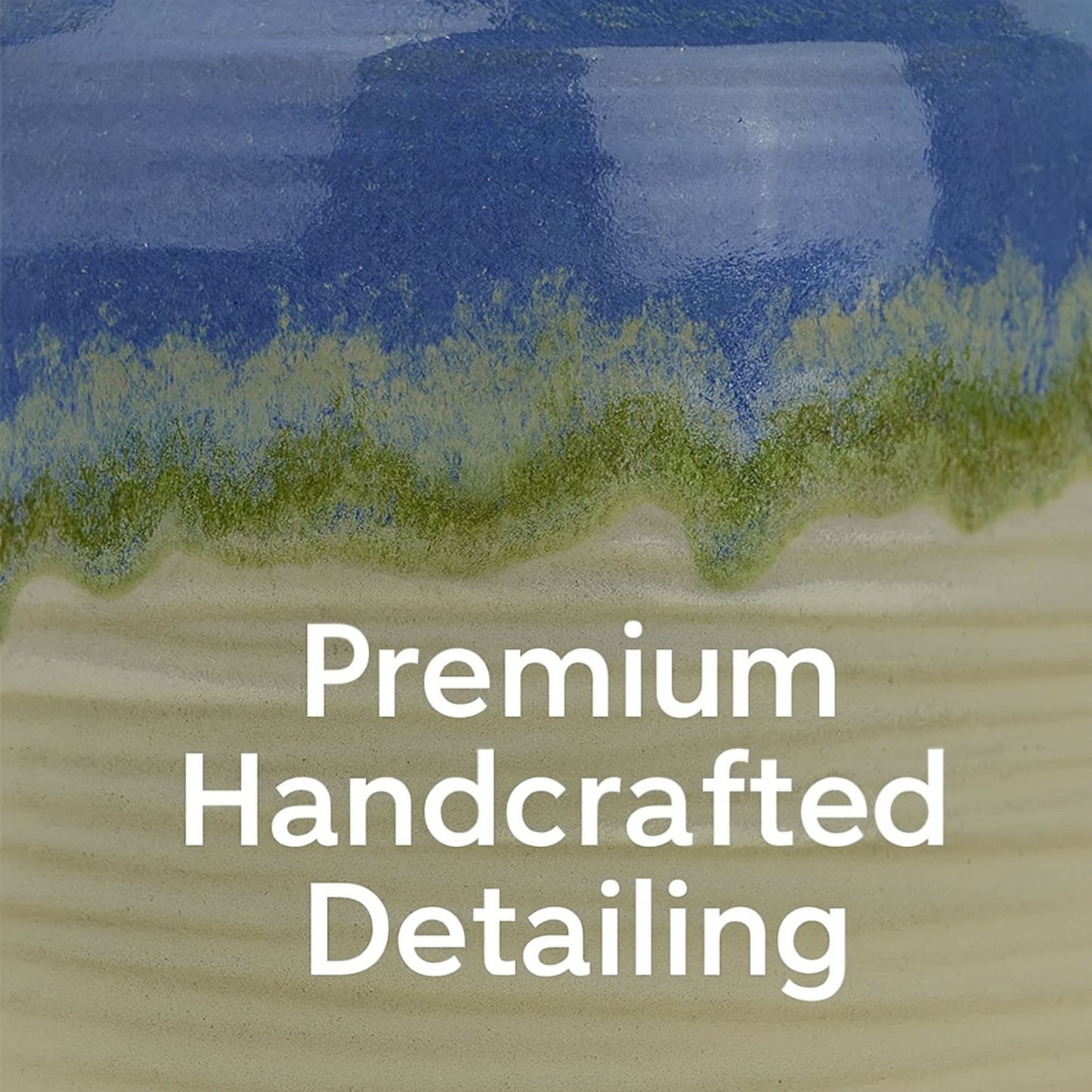 CEDC342 GREEN-WHITE CERAMIC