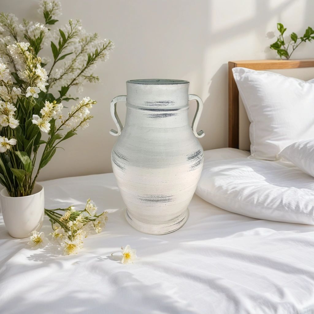 CEJA316 WHITE WASH CERAMIC HOME DECOR DEALS