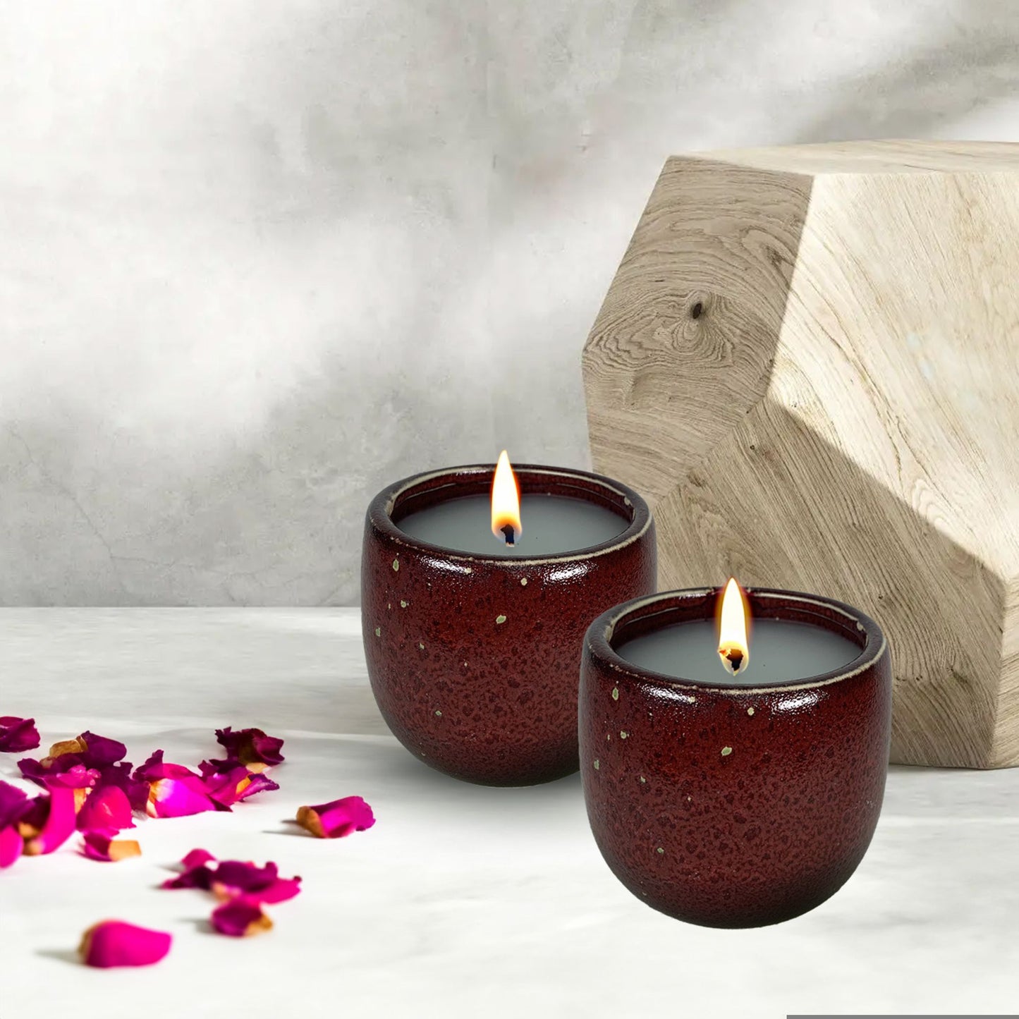 CECA299 RED CANDLES UNSCENTED