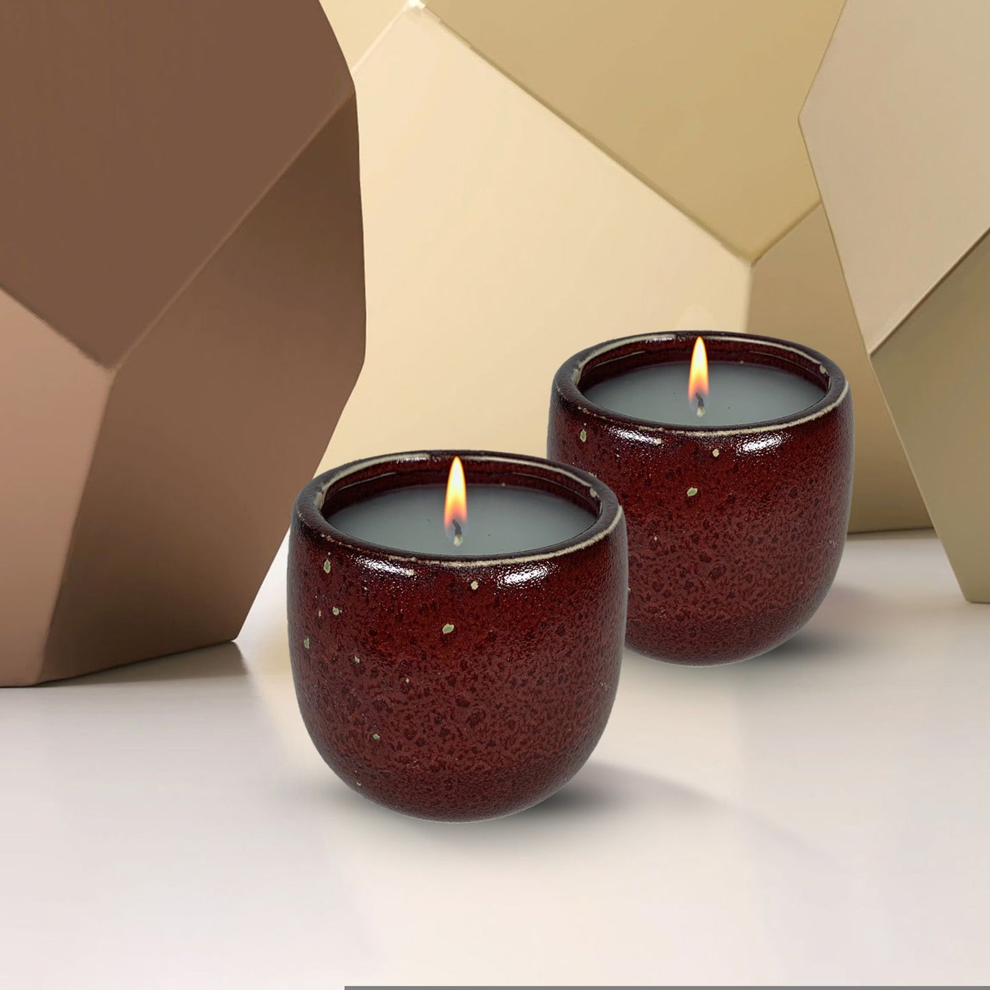 CECA299 RED CANDLES UNSCENTED