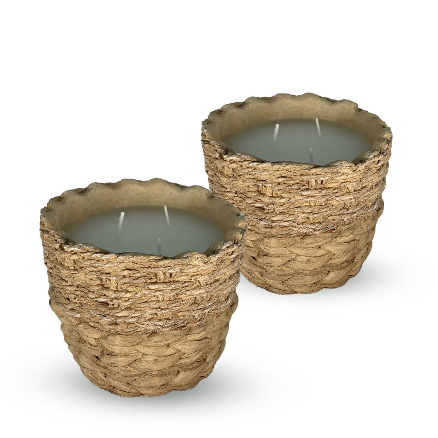 CECA301 LIGHT BROWN CANDLES UNSCENTED