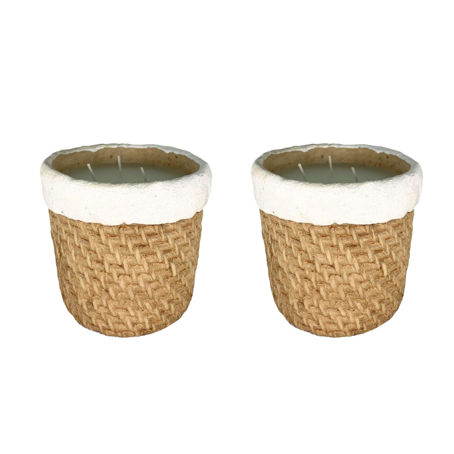 CECA309 LIGHT BROWN CANDLES UNSCENTED