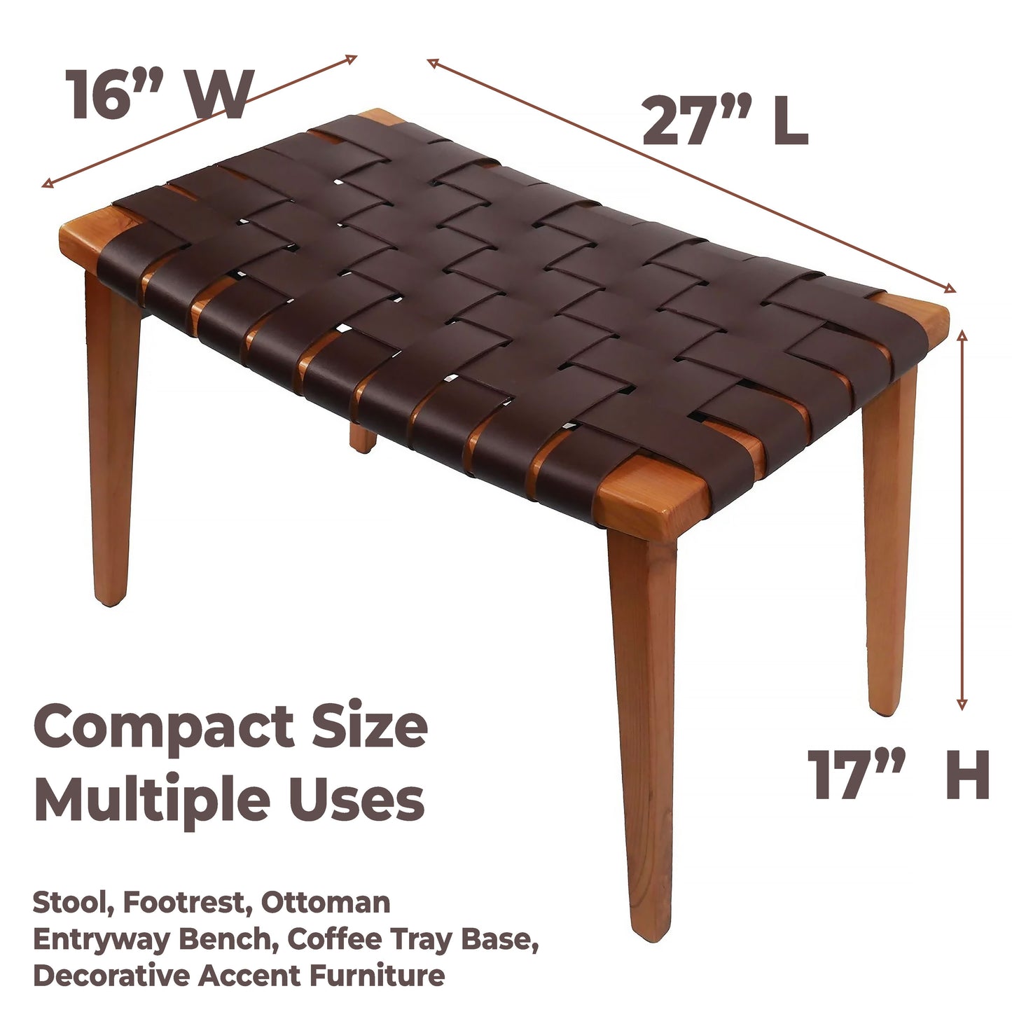 ST463 BROWN STOOL